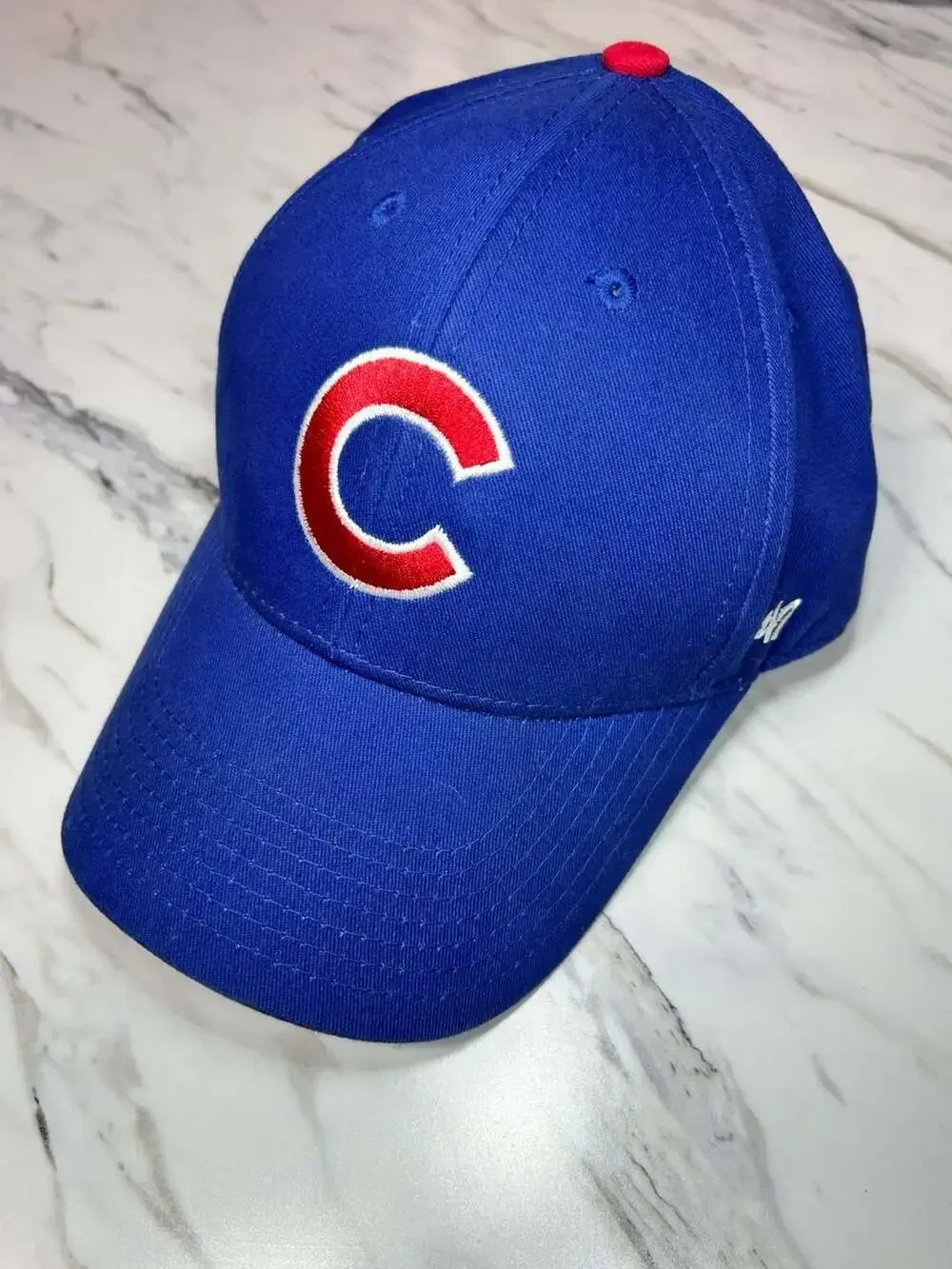 47 Brand Chicago Cubs Youth MLB Clean Up Adjustable Baseball Hat